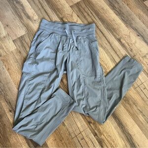 Lululemon Dance Studio Jogger Gray Striped Women's Size 2